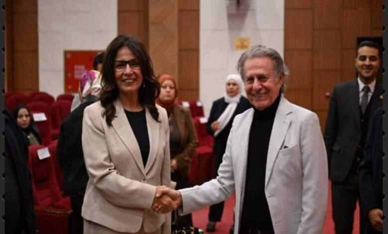 وزيرة الثقافة تشهد تدريبات «كورال وأوركسترا مصر الوطني