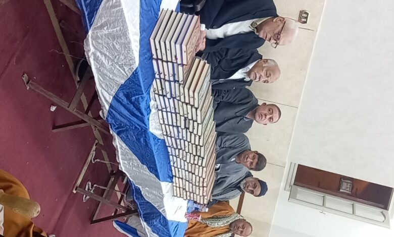 تكريم الاطفال حافظى القرآن الكريم فى احتفالية كبرةبمضيفة كفرسبطاس.