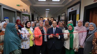 رئيس جامعة كفر الشيخ يفتتح المعارض السنويه لكليه التربية النوعية للعام الجامعي 2025/2026