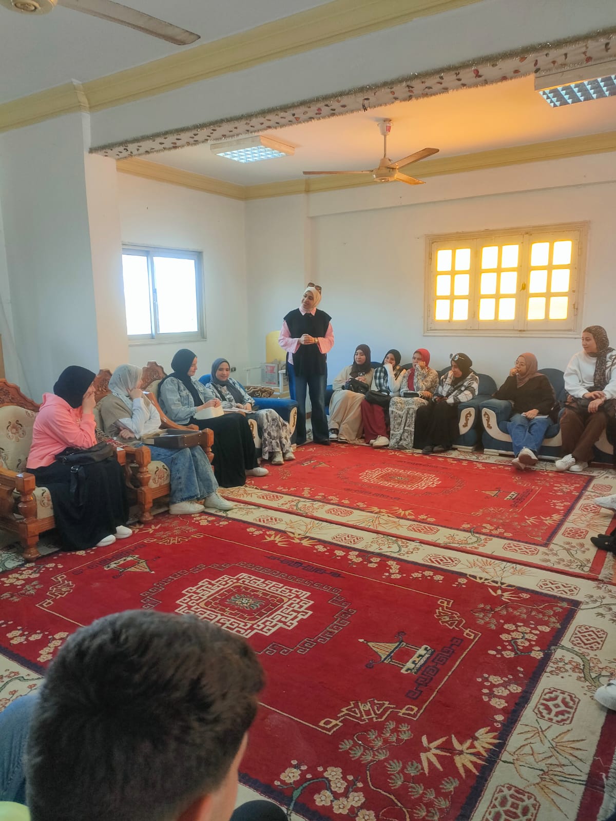 العنف القائم على النوع .. عنوان الجلسة التفاعلية ضمن أندية السكان بدسوق