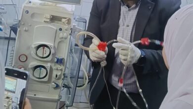 صحة الشرقية مستشفيات بلبيس وههيا وفاقوس:شغل  ماكينات الغسيل الكلوي عالي الكفاءة HDF