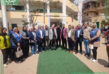 حياة كريمة تقديم العلاج ل 823 بقافلة طبية شاملة  بقرية اشكر بمركز فاقوس