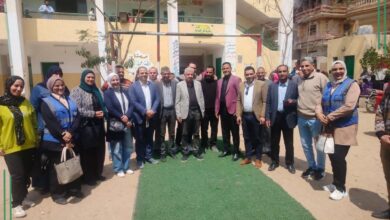 حياة كريمة تقديم العلاج ل 823 بقافلة طبية شاملة  بقرية اشكر بمركز فاقوس