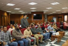 مياه الشرقية :رئيس مجلس الادارة يلتقي بالعاملين بالقطاع التجاري  