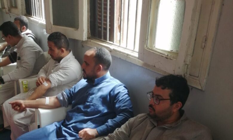 صحة الشرقية بنك دم فاقوس يجمع 127كيس باليوم العالمى للهيموفليا