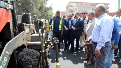  محافظ الشرقية يتفقد إستكمال اعمال توسعة وتأهيل طريق بحر مشتول بتكلفة 30 مليون جنيه  