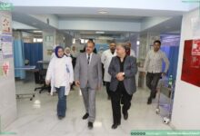  محافظ الشرقية يتفقد مستشفى القنايات المركزي