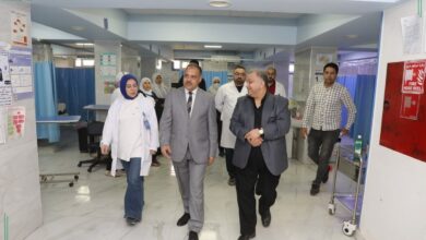  محافظ الشرقية يتفقد مستشفى القنايات المركزي