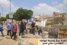 محافظ الشرقية إستكمال توسعة مداخل مدينة ابوحاد وإنشاء ممشى حضاري