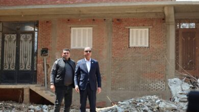  محافظ الجيزة يضبط حالات بناء مخالف وتعديات على الأراضي الزراعية بطريق كومبرة