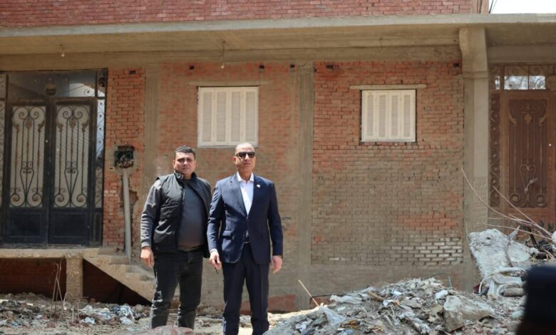 محافظ الجيزة يضبط حالات بناء مخالف وتعديات على الأراضي الزراعية بطريق كومبرة محافظ الجيزة يضبط حالات بناء مخالف وتعديات على الأراضي الزراعية بطريق كومبرة