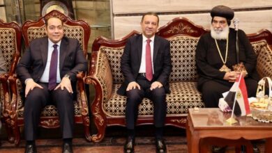 محافظ المنوفية يهنئ الأقباط بعيد القيامة ويؤكد: مصر نسيج واحد