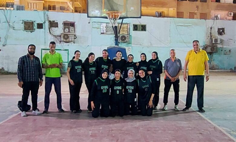 سيدات سلة مركز التنمية الشبابية بالجزيرة قطار انتصارات لايتوقف