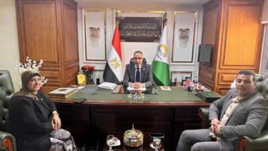 محافظ الجيزة يبحث مع نقيب التمريض دعم الكوادر التمريضية وتحسين بيئة العمل