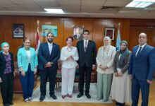   سفيرة دولة كولومبيا تقوم بزيارة اكاديمية السادات للعلوم الإدارية