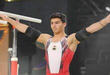 وزير الشباب والرياضة يهنئ محمد عفيفي بفضية “المتوازي” في كأس العالم للجمباز الفني بالقاهرة