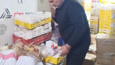 بيطرى القليوبية: ضبط ” 5.5 طن ” لحوم ودهون ومصنعات دواجن غير صالحة للاستهلاك الآدمى