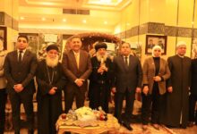 محافظ القليوبية يزور مطرانية بنها لتقديم التهنئة لنيافة الأنبا مكسيموس بمناسبة عيد القيامة المجيد