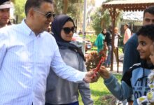 محافظ القليوبية يشارك المواطنين احتفالات “شم النسيم” بحدائق القناطر الخيرية