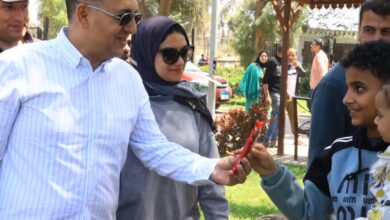 محافظ القليوبية يشارك المواطنين احتفالات “شم النسيم” بحدائق القناطر الخيرية