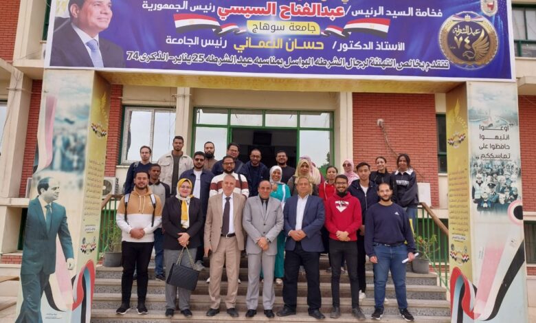 طب بشري سوهاج تواصل اطلاق قوافلها الطبية بقرية الصوامعة شرق 