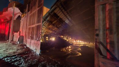 10سيارات إطفاء للسيطرة على حريق بثلاثة مصانع بمركز القناطر الخيرية