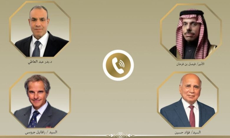 وزير الخارجية يبحث مع نظيريه السعودي والعراقى مستجدات الأوضاع الإقليمية
