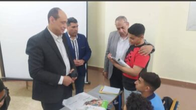تحت شعار الإنضباط والبناء ..مدير تعليم القليوبية ووكيله يتفقدان مدارس كفرشكر