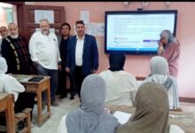 حرصا على إنضباطمدير تعليم بنها يتفقد عددا من المدارس