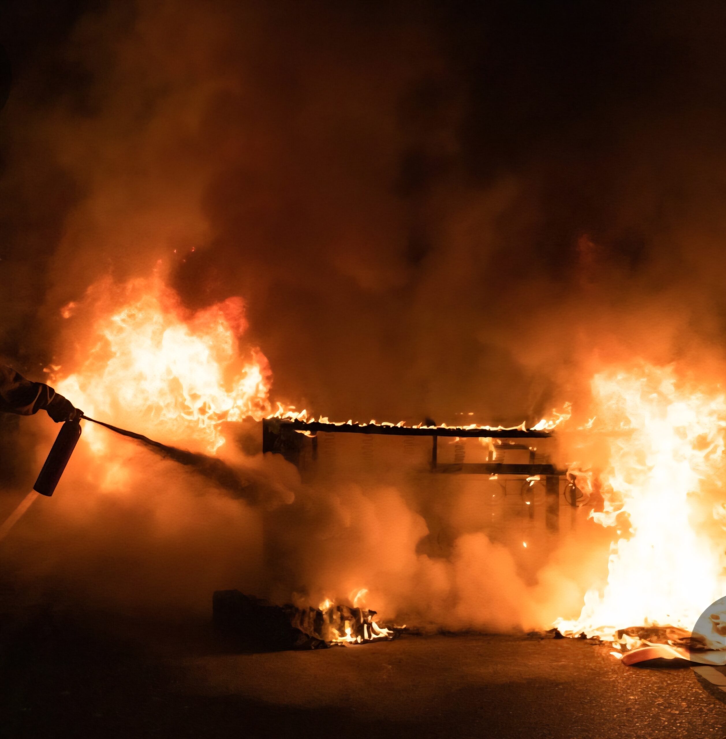 اندلاع حريق يتسبب فى نفوق ماشية ويلتهم عدة منازل بقنا