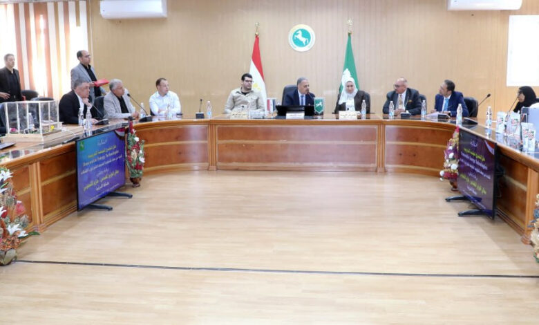 محافظ الشرقية يشهد إحتفالية تخرج متدربي المنحه  التدريبيه المتخصصه في  تكنولوجيا الطاقة