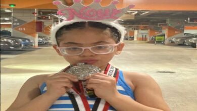 موهبة فيومية تتألق على بساط الجمباز.. نور عبدالرحمن سعد تحصد فضية الجمهورية.