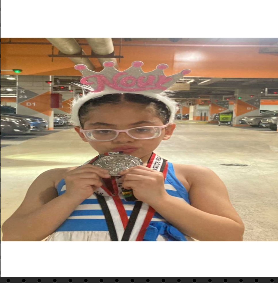 موهبة فيومية تتألق على بساط الجمباز.. نور عبدالرحمن سعد تحصد فضية الجمهورية.