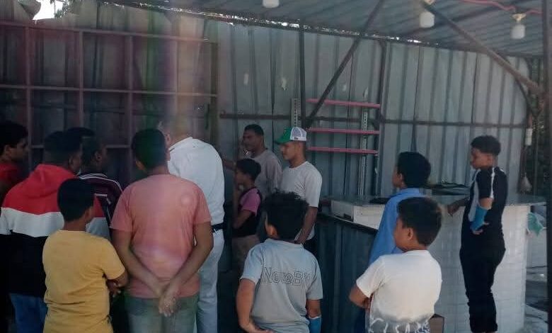 إزالة تعديات على حرم الطريق بهوارة المقطع