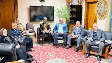 اجتماع لمدير مديرية التربية والتعليم بالإسكندرية مع مديري عموم الإدارات التعليمية