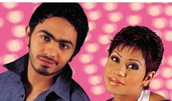 تامر حسني يسترجع ذكرياته مع شيرين بصور نادرة لهما