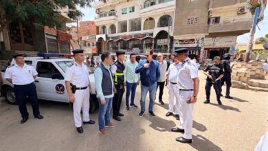 مدير أمن الفيوم يقود جولة مفاجئة بسنورس.. حملات مكثفة لضبط الشارع وتحقيق السيولة المرورية