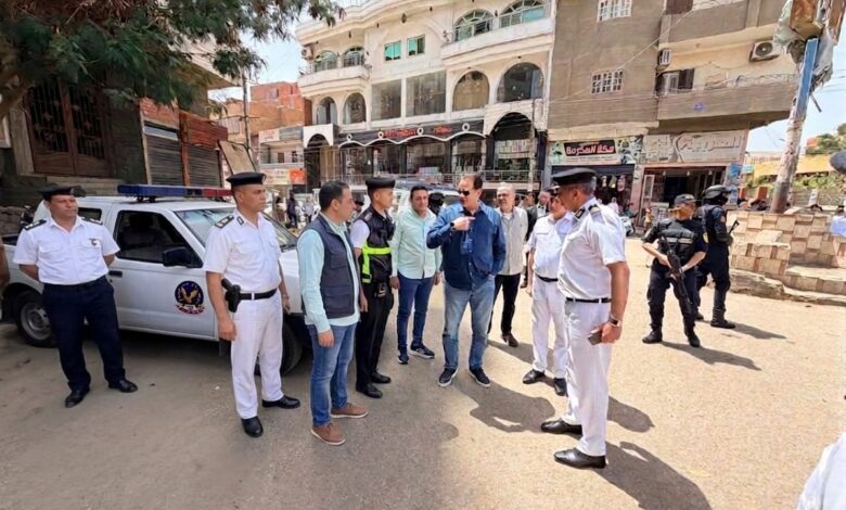 مدير أمن الفيوم يقود جولة مفاجئة بسنورس.. حملات مكثفة لضبط الشارع وتحقيق السيولة المرورية