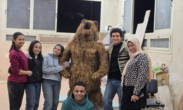 “روح الطبيعة فى تمثال” ورشة فنية نابضة بالقوة والحياة بجامعة الأقصر