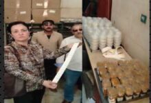 ضبط مصنع حلويات مخالف بالفيوم يستخدم خامات مجهولة ويضلل المستهلكين