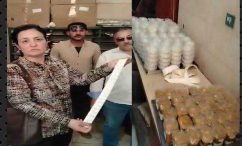 ضبط مصنع حلويات مخالف بالفيوم يستخدم خامات مجهولة ويضلل المستهلكين