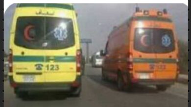 مصرع شاب إثر انقلاب دراجة نارية بطريق المدينة الصناعية في الفيوم