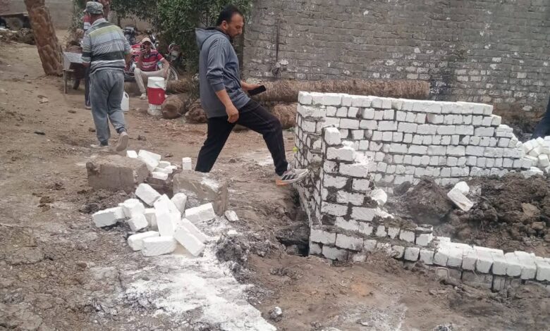 حملات مكثفة لإزالة مخالفات البناء بالفيوم.. إيقاف تعديات بالزاوية واتخاذ إجراءات قانونية رادعة