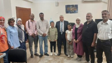 “وكيل تعليم الأقصر” يستقبل أبطال” تحدى القراءة العربى” قبل التصفيات الجمهورية