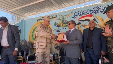 “رئيس مدينة إسنا” يكرم المتميزين خلال حفل ختام الأنشطة بالمدرسة الصناعية العسكرية