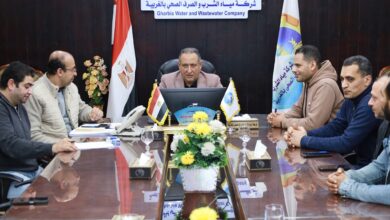 رئيس مياه الغربية يتراس الاجتماع الدوري للجنة تسجيل الاصول
