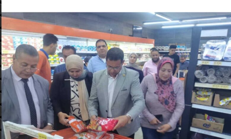 جولة رقابية مكثفة بأبشواي لضبط الأسواق.. وتحريز لحوم مجهولة المصدر وإحالتها للنيابة
