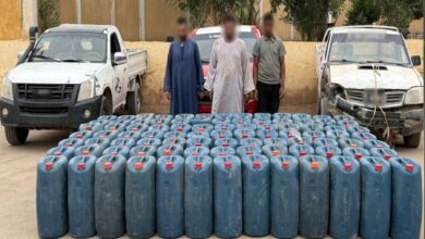 قبل بيعها بالسوق السوداء..ضبط 5 أطنان مواد بترولية في أسوان