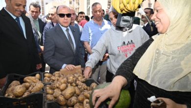 محافظ الغربية ومديرالتموين فى جولةتفقدية وحوارمع المواطنين لمتابعة أسعار السلع وتوافرها.