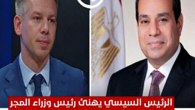 السيسي يهنئ رئيس وزراء المجر المنتخب ويؤكد: شراكة استراتيجية نحو آفاق أوسع